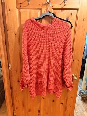 BDG Waffle-Knit Crewneck Sweater